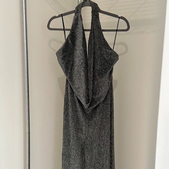 Revolve Superdown Jumpsuit Size Small Metallic Silver - WORN ONCE! - Picture 9 of 10